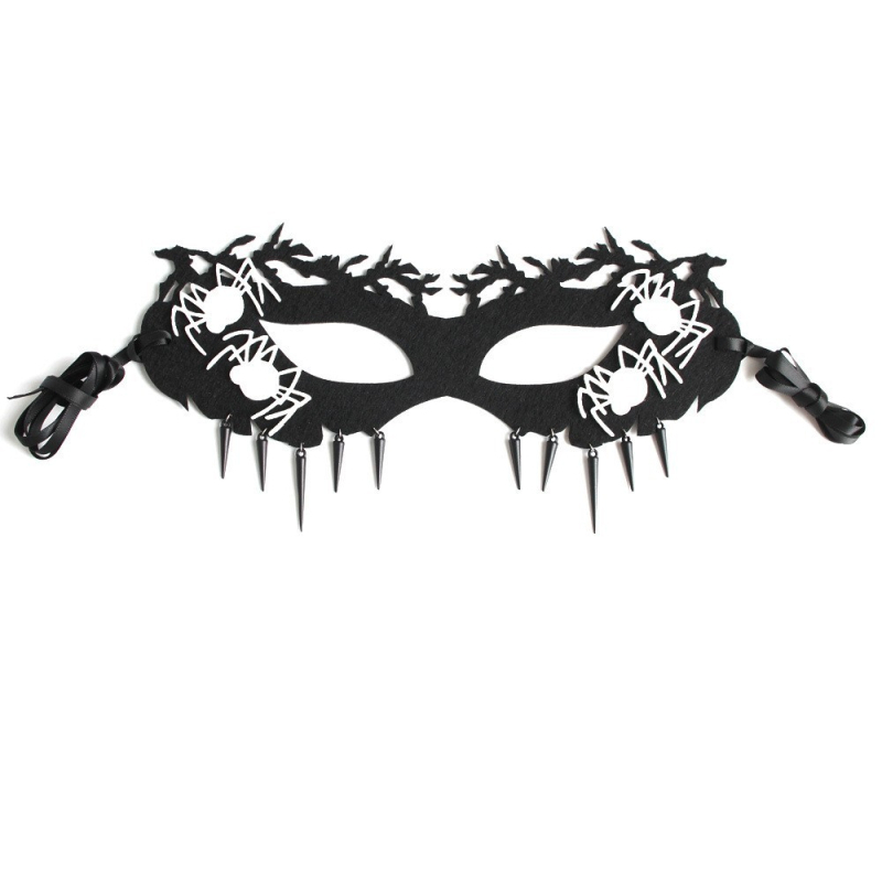 Хелоуин Коледа Фестивал на духовете Великден Маскарад Парти Представление Паяк Цвете Маска Различна Колекция 1