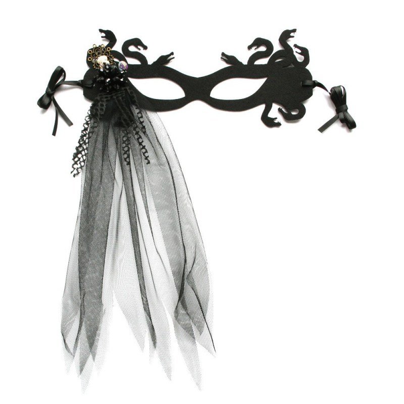 Хелоуин Коледа Фестивал на духовете Великден Маскарад Парти Представление Паяк Цвете Маска Различна Колекция 1