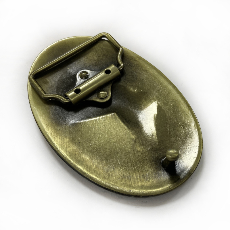 BULLZINE cinka sakausējuma indiešu jostas sprādze 03151-1 retro ikdienas vesterna džinsa jostas sprādze