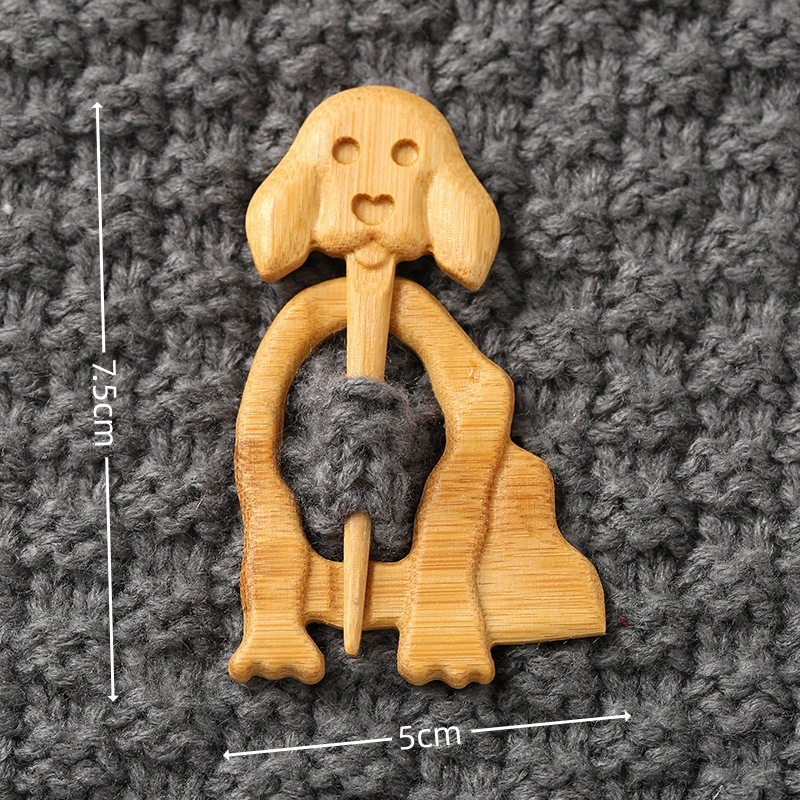 Határon átnyúló új brosstű faállat mintával, faállat bross ajándékba