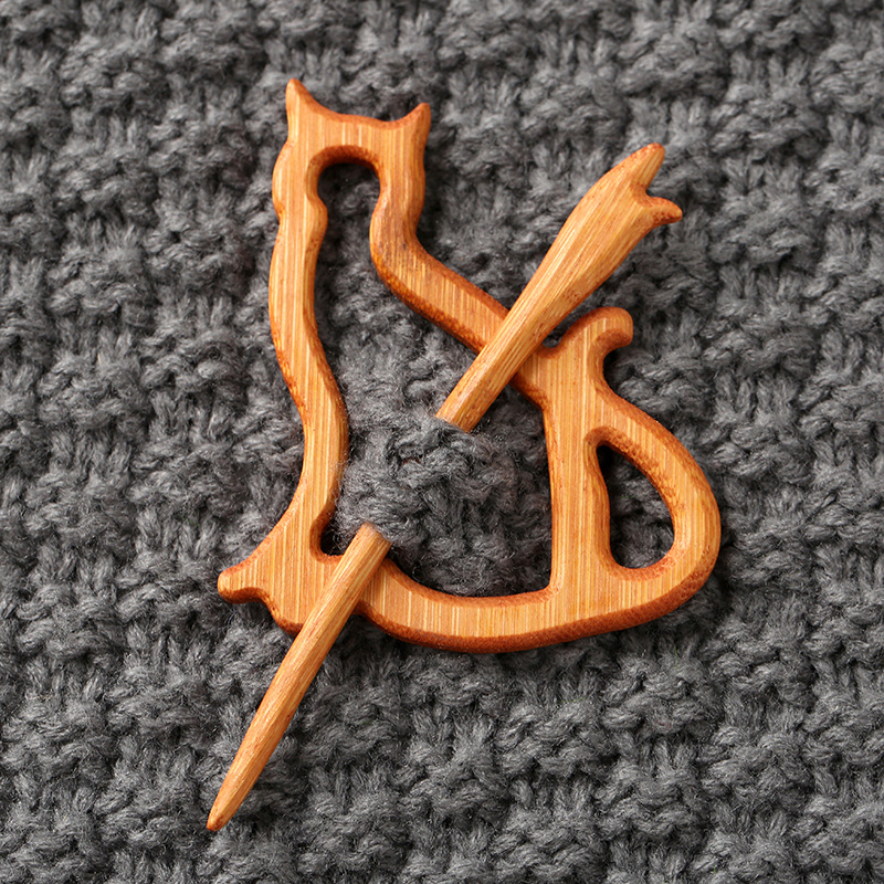 Határon átnyúló új brosstű faállat mintával, faállat bross ajándékba