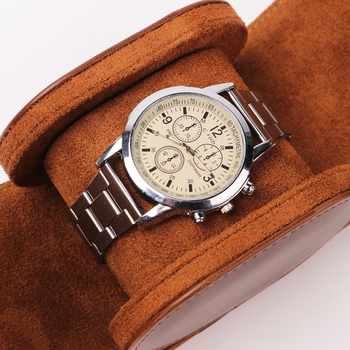 Gamyklinė laikrodžių laikymo dėžutė, verslo odinis laikymo krepšys laikrodžių odinei dovanų dėžutei, PU, sandėlyje, viena pakuotė