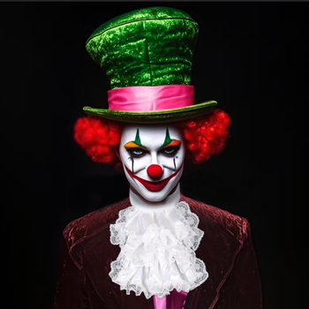 Διασυνοριακό Amazon Νέο Κλόουν Ραφ Κολάρο Ολισθηρό Πετσέτα Κολάρο Κοστούμι Αξεσουάρ Μεταμφίεσης Στούντιο Vintage Props