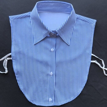 Új, mindenhez illő hamis nyakörv, fehér csíkos háttérrel, színnel, személyiséggel, kényelmes temperamentummal, hamis nyakörv, napi ingázós partira, napi viseletre