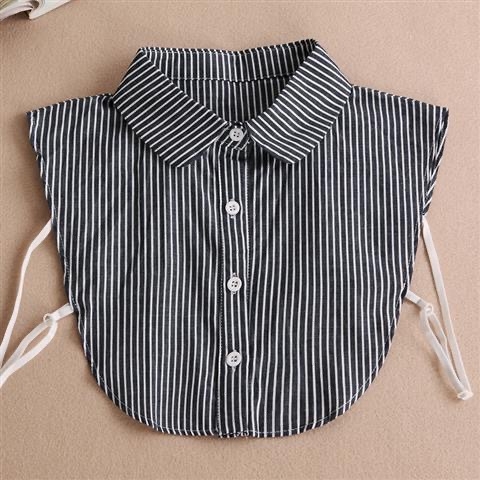 Új, mindenhez illő hamis nyakörv, fehér csíkos háttérrel, színnel, személyiséggel, kényelmes temperamentummal, hamis nyakörv, napi ingázós partira, napi viseletre