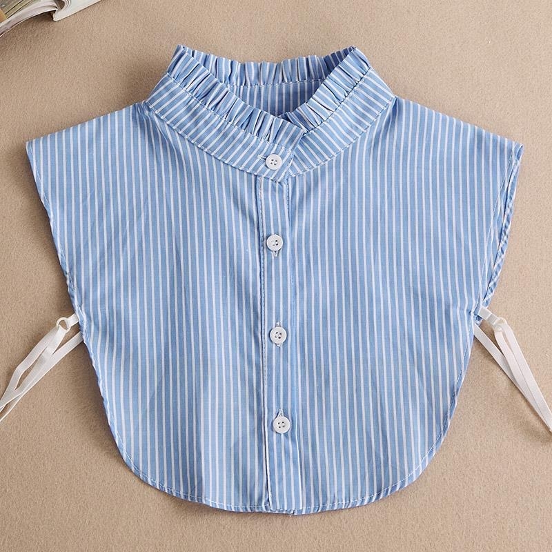 Új, mindenhez illő hamis nyakörv, fehér csíkos háttérrel, színnel, személyiséggel, kényelmes temperamentummal, hamis nyakörv, napi ingázós partira, napi viseletre