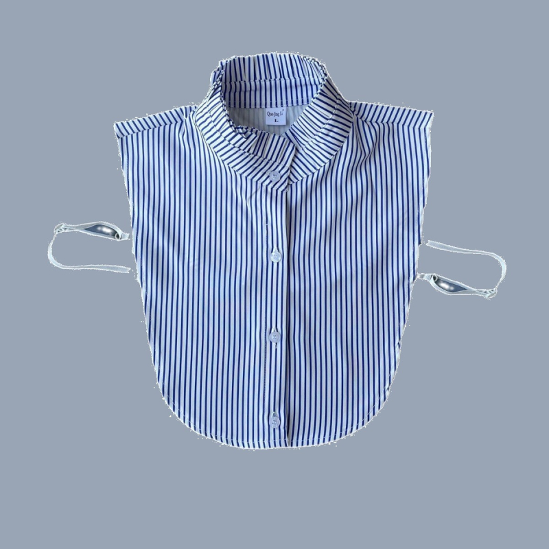 Új, mindenhez illő hamis nyakörv, fehér csíkos háttérrel, színnel, személyiséggel, kényelmes temperamentummal, hamis nyakörv, napi ingázós partira, napi viseletre