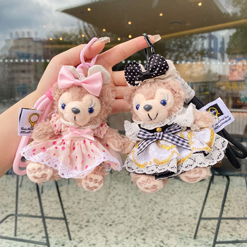 Νέο δαχτυλίδι κολύμβησης Shirley βελούδινη κούκλα μενταγιόν χαριτωμένη φούστα βελούδινη τσάντα κρεμαστή χονδρική βελούδινο παιχνίδι