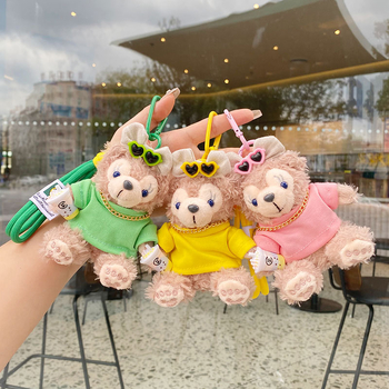 Νέο δαχτυλίδι κολύμβησης Shirley βελούδινη κούκλα μενταγιόν χαριτωμένη φούστα βελούδινη τσάντα κρεμαστή χονδρική βελούδινο παιχνίδι