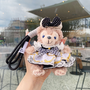 Νέο δαχτυλίδι κολύμβησης Shirley βελούδινη κούκλα μενταγιόν χαριτωμένη φούστα βελούδινη τσάντα κρεμαστή χονδρική βελούδινο παιχνίδι