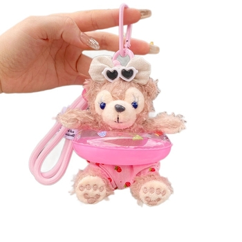 Νέο δαχτυλίδι κολύμβησης Shirley βελούδινη κούκλα μενταγιόν χαριτωμένη φούστα βελούδινη τσάντα κρεμαστή χονδρική βελούδινο παιχνίδι