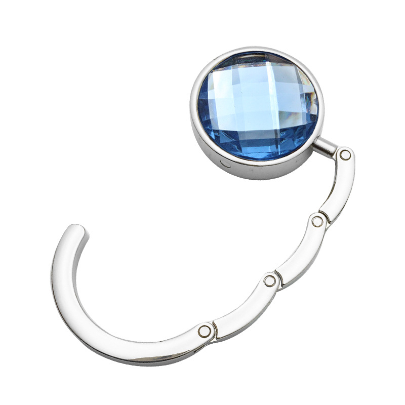 Divatos és hordozható kerek akril drágakő táska akasztó női táska asztali karácsonyi harisnya kandalló akasztó többszínű