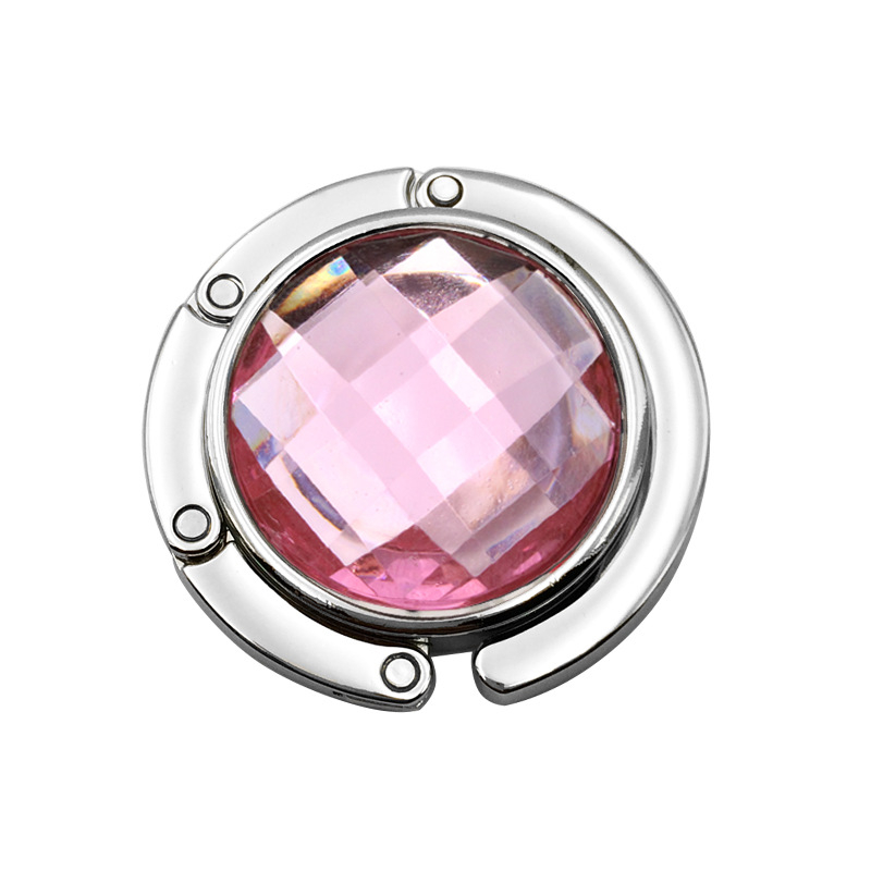 Divatos és hordozható kerek akril drágakő táska akasztó női táska asztali karácsonyi harisnya kandalló akasztó többszínű