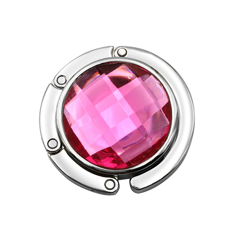 Divatos és hordozható kerek akril drágakő táska akasztó női táska asztali karácsonyi harisnya kandalló akasztó többszínű