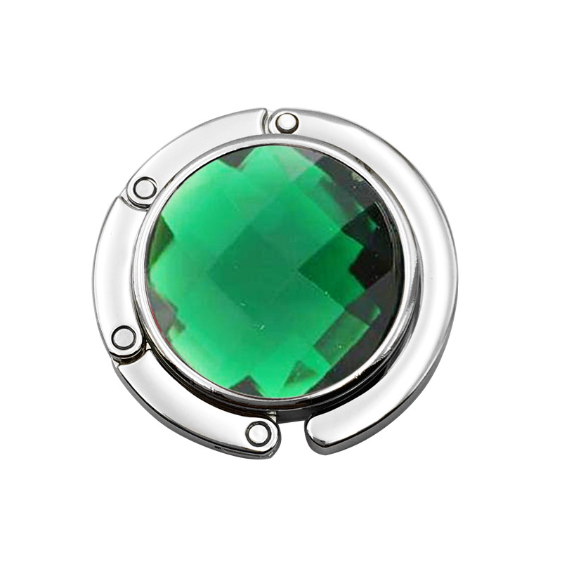 Divatos és hordozható kerek akril drágakő táska akasztó női táska asztali karácsonyi harisnya kandalló akasztó többszínű