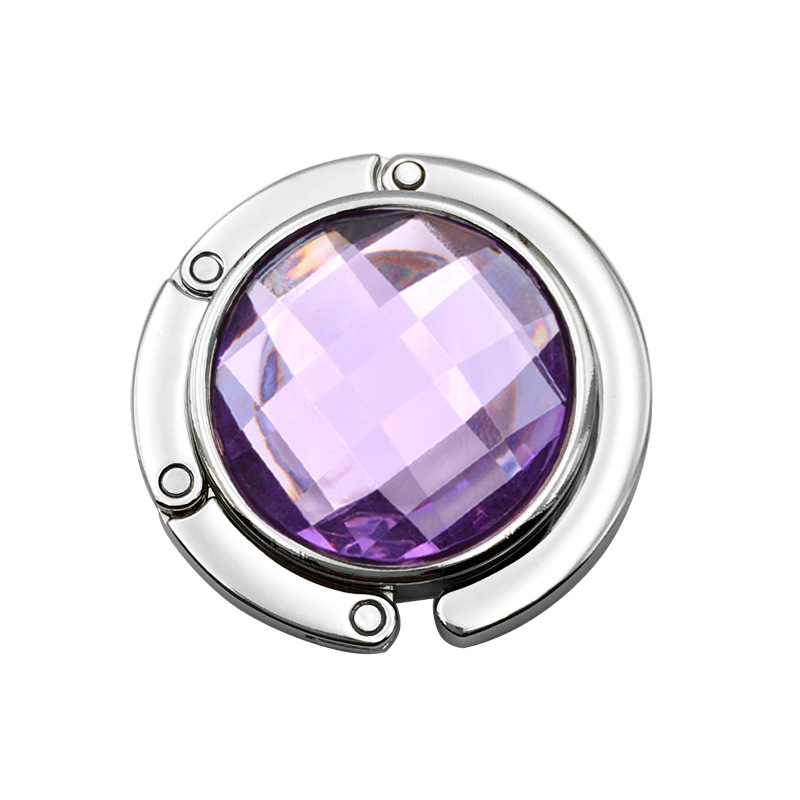 Divatos és hordozható kerek akril drágakő táska akasztó női táska asztali karácsonyi harisnya kandalló akasztó többszínű