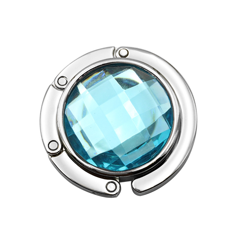 Divatos és hordozható kerek akril drágakő táska akasztó női táska asztali karácsonyi harisnya kandalló akasztó többszínű