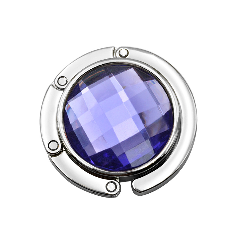 Divatos és hordozható kerek akril drágakő táska akasztó női táska asztali karácsonyi harisnya kandalló akasztó többszínű