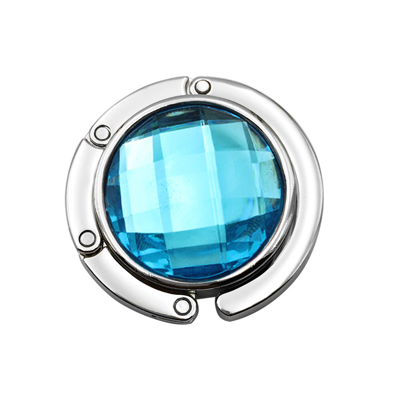 Divatos és hordozható kerek akril drágakő táska akasztó női táska asztali karácsonyi harisnya kandalló akasztó többszínű