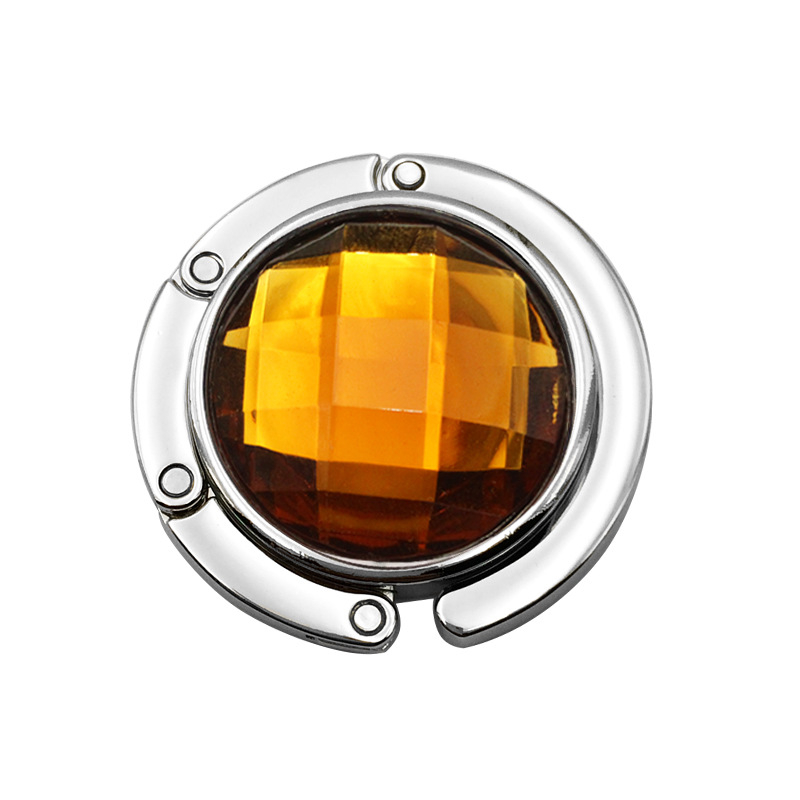 Divatos és hordozható kerek akril drágakő táska akasztó női táska asztali karácsonyi harisnya kandalló akasztó többszínű