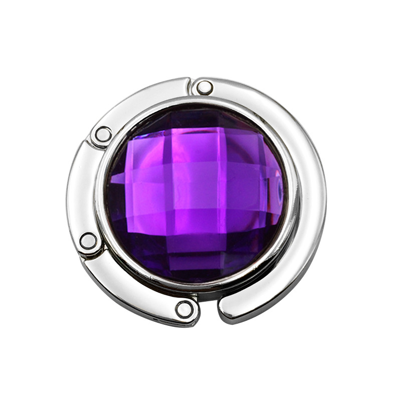 Divatos és hordozható kerek akril drágakő táska akasztó női táska asztali karácsonyi harisnya kandalló akasztó többszínű