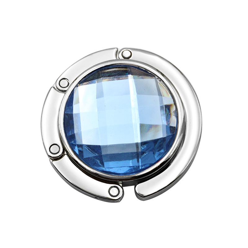 Divatos és hordozható kerek akril drágakő táska akasztó női táska asztali karácsonyi harisnya kandalló akasztó többszínű