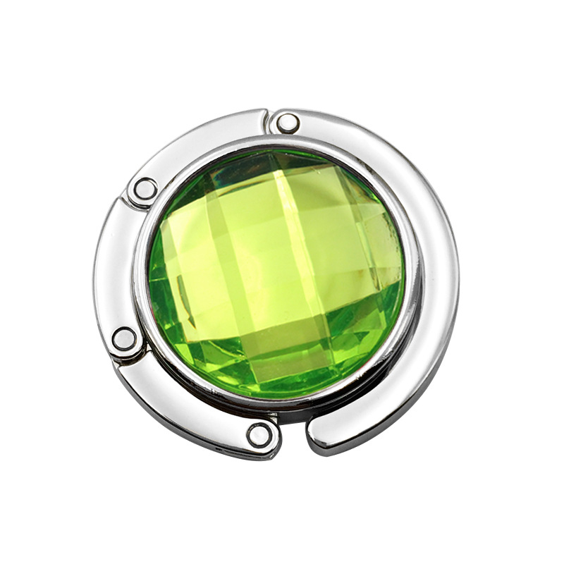 Divatos és hordozható kerek akril drágakő táska akasztó női táska asztali karácsonyi harisnya kandalló akasztó többszínű