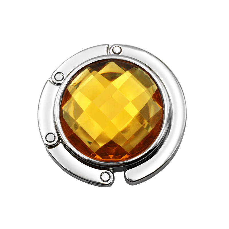 Divatos és hordozható kerek akril drágakő táska akasztó női táska asztali karácsonyi harisnya kandalló akasztó többszínű