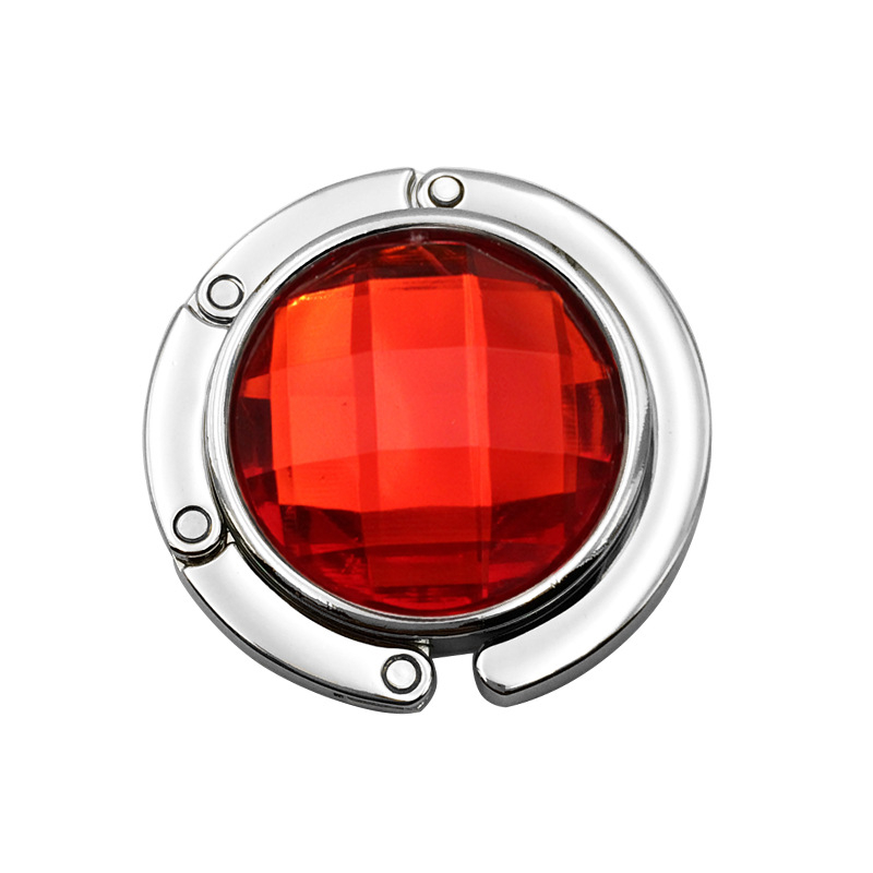 Divatos és hordozható kerek akril drágakő táska akasztó női táska asztali karácsonyi harisnya kandalló akasztó többszínű