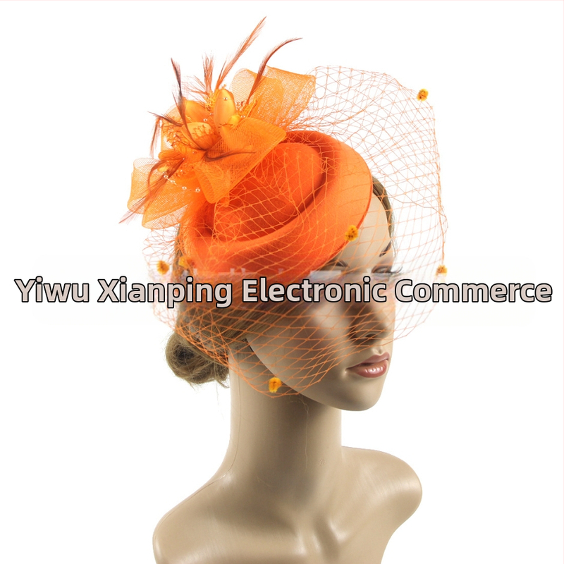 „Amazon“ populiariausi europietiški ir amerikietiški vestuviniai galvos apdangalai, retro stiliaus tinklinė cilindrinė skrybėlė, plunksnų plaukų aksesuarai, žokėjų klubo skrybėlių galvos apdangalas