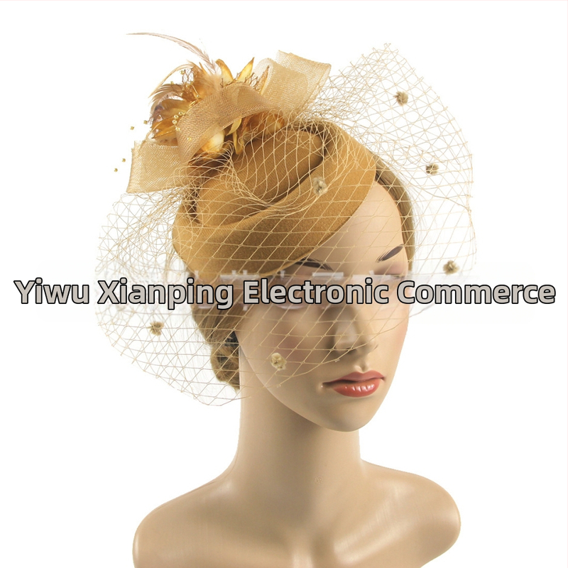 „Amazon“ populiariausi europietiški ir amerikietiški vestuviniai galvos apdangalai, retro stiliaus tinklinė cilindrinė skrybėlė, plunksnų plaukų aksesuarai, žokėjų klubo skrybėlių galvos apdangalas