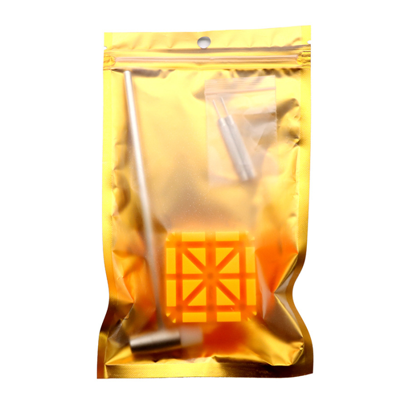 Órajavító eszköz 4 az 1-ben digitális óraszíj készlet eltávolító fém kalapács két lyukasztó tű sárga rizs ülés