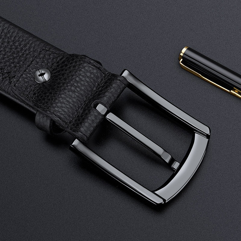 King's Paul öv, férfi, csúcskategóriás, valódi bőr tűs csattal, 2025-ös új, üzleti, minden mérkőzésre alkalmas, marhabőr öv, divatos derékkal.