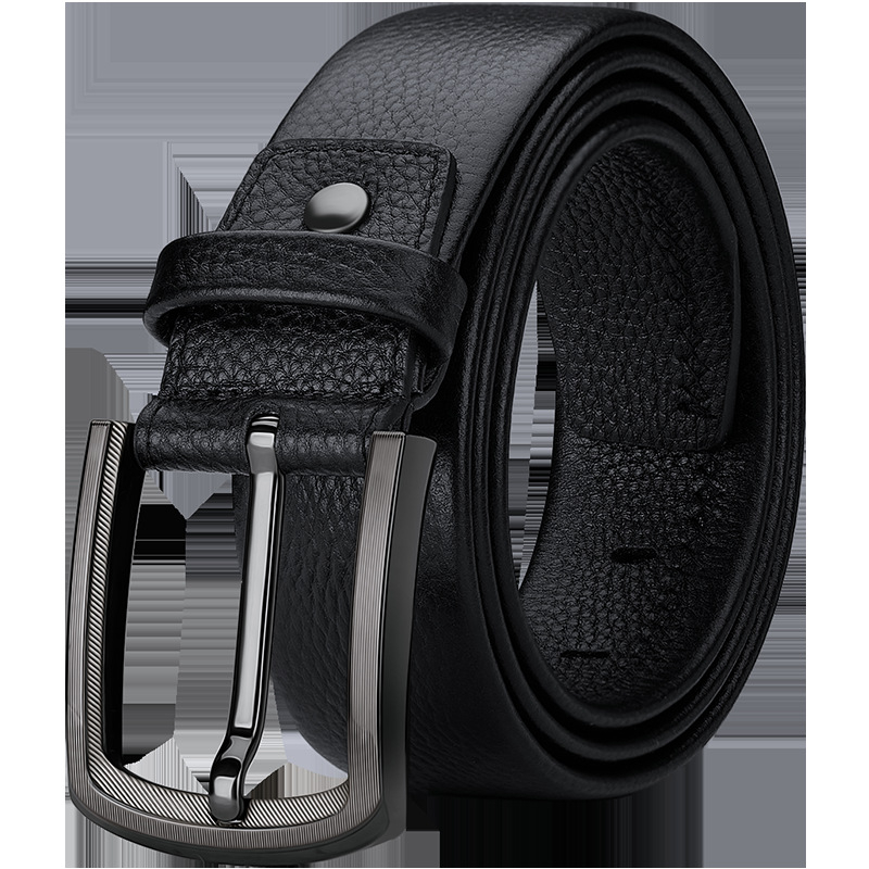 King's Paul öv, férfi, csúcskategóriás, valódi bőr tűs csattal, 2025-ös új, üzleti, minden mérkőzésre alkalmas, marhabőr öv, divatos derékkal.