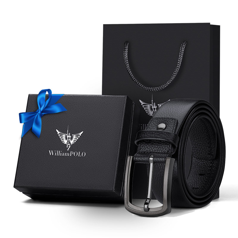 King's Paul öv, férfi, csúcskategóriás, valódi bőr tűs csattal, 2025-ös új, üzleti, minden mérkőzésre alkalmas, marhabőr öv, divatos derékkal.