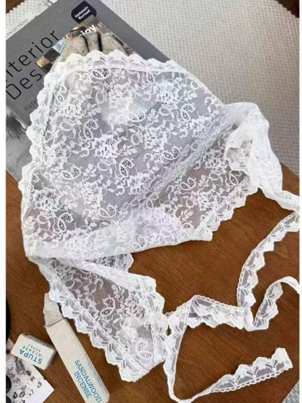 Fart Curtain Base Artefakt Uus pitsist sisemine võrgusilma pitsist aluspesu madala vöökohaga kolmnurk