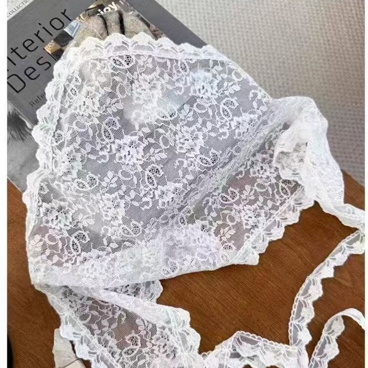 Fart Curtain Base Artefakt Uus pitsist sisemine võrgusilma pitsist aluspesu madala vöökohaga kolmnurk