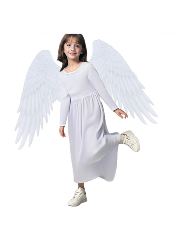 Φόρεμα για κορίτσια, πολύ μακρύ, με μακριά/κοντά μανίκια, casual, γιορτινό φόρεμα