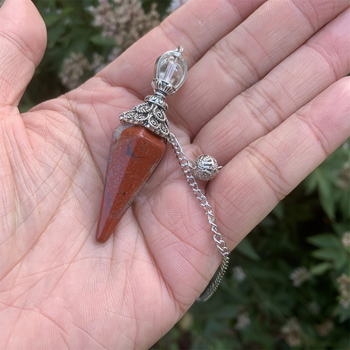 Natūralaus krištolo šešiakampio švytuoklės pakabukas, dvejopo naudojimo, europietiškas ir amerikietiškas retro stiliaus pakabukų papuošalai, nauji tarptautiniai produktai