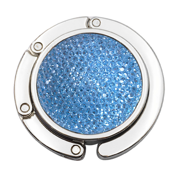 Σε απόθεμα στρογγυλή κρεμάστρα τσάντας με στρας, πτυσσόμενο γάντζο τσάντας, γραφείο, πλαϊνό γάντζο τσάντας, δημιουργικές διακοσμήσεις για φορητές τσάντες