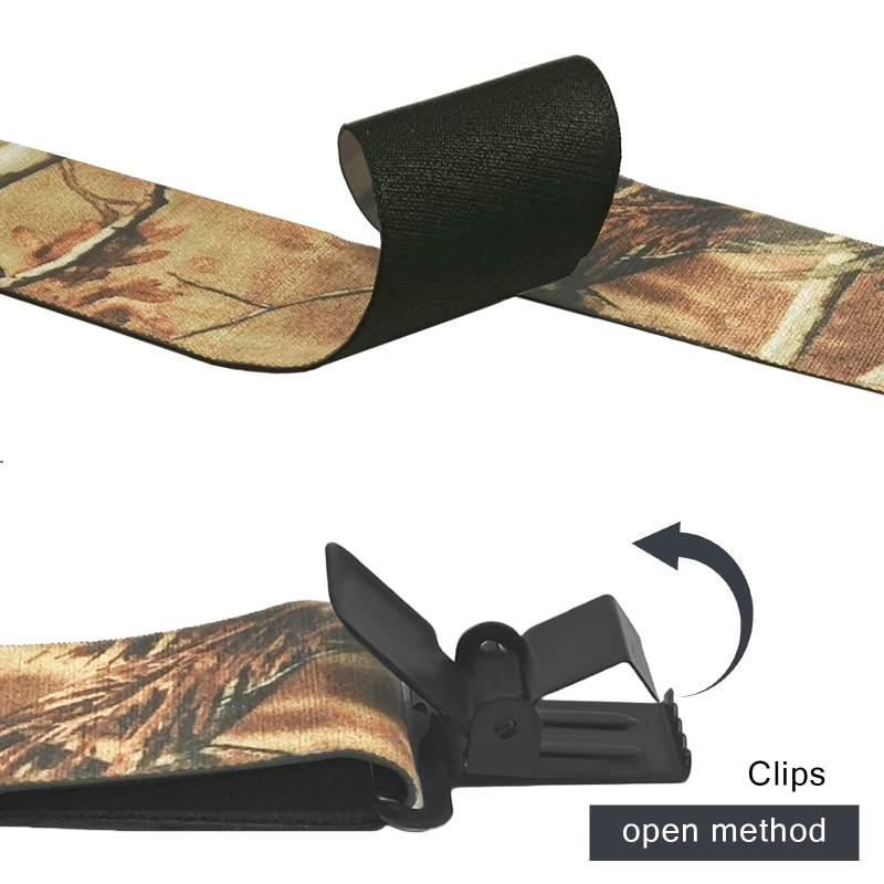 Határokon átnyúló ellátás 5 cm-es szélesített rugalmas férfi pánt X-típusú, 4-kapcsos felnőtt mintás pánt