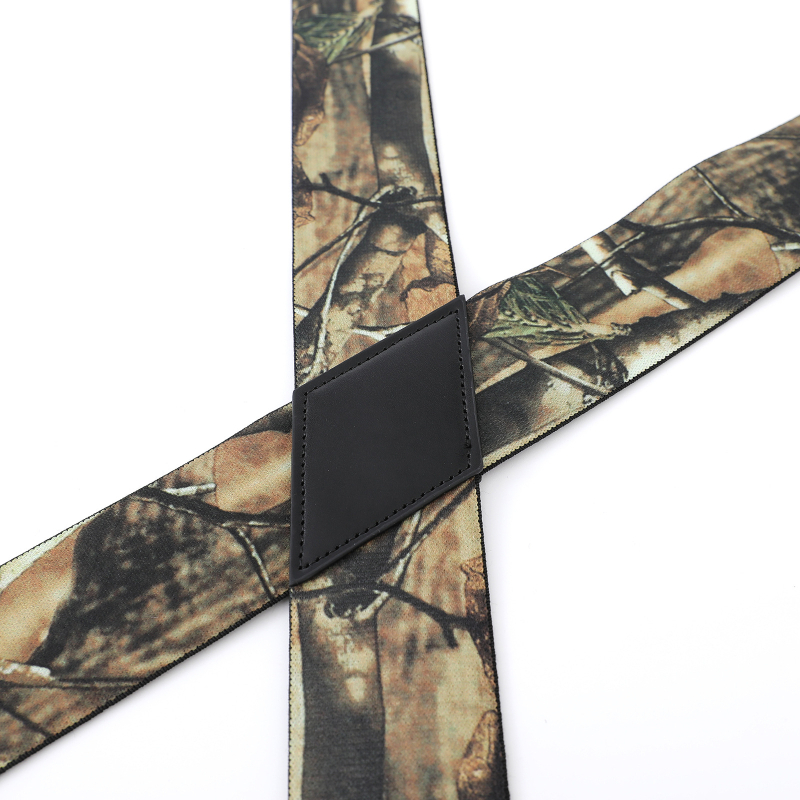 Határokon átnyúló ellátás 5 cm-es szélesített rugalmas férfi pánt X-típusú, 4-kapcsos felnőtt mintás pánt