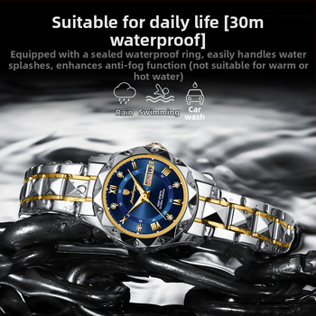 γυναικείο ρολόι νέο αδιάβροχο φωτεινό ρολόι χαλαζία μόδας live