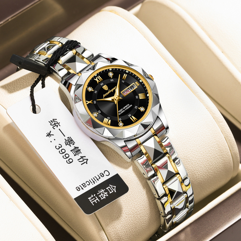 női karóra új vízálló világító divatos kvarcóra élőben