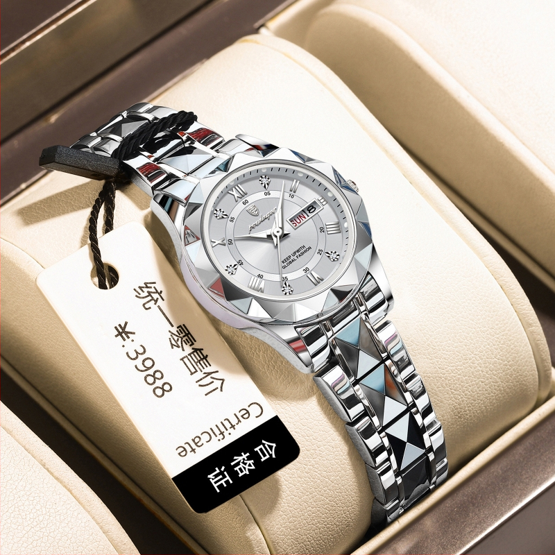 női karóra új vízálló világító divatos kvarcóra élőben