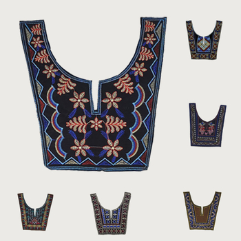 aukštos kokybės poliesterio siuvinėjimo aksesuarai etninio stiliaus miao siuvinėjimo dekoracijos siuvimo „pasidaryk pats“ aksesuarai nėrinių spektaklio drabužiai