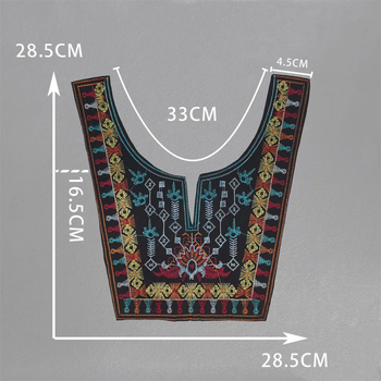 aukštos kokybės poliesterio siuvinėjimo aksesuarai etninio stiliaus miao siuvinėjimo dekoracijos siuvimo „pasidaryk pats“ aksesuarai nėrinių spektaklio drabužiai