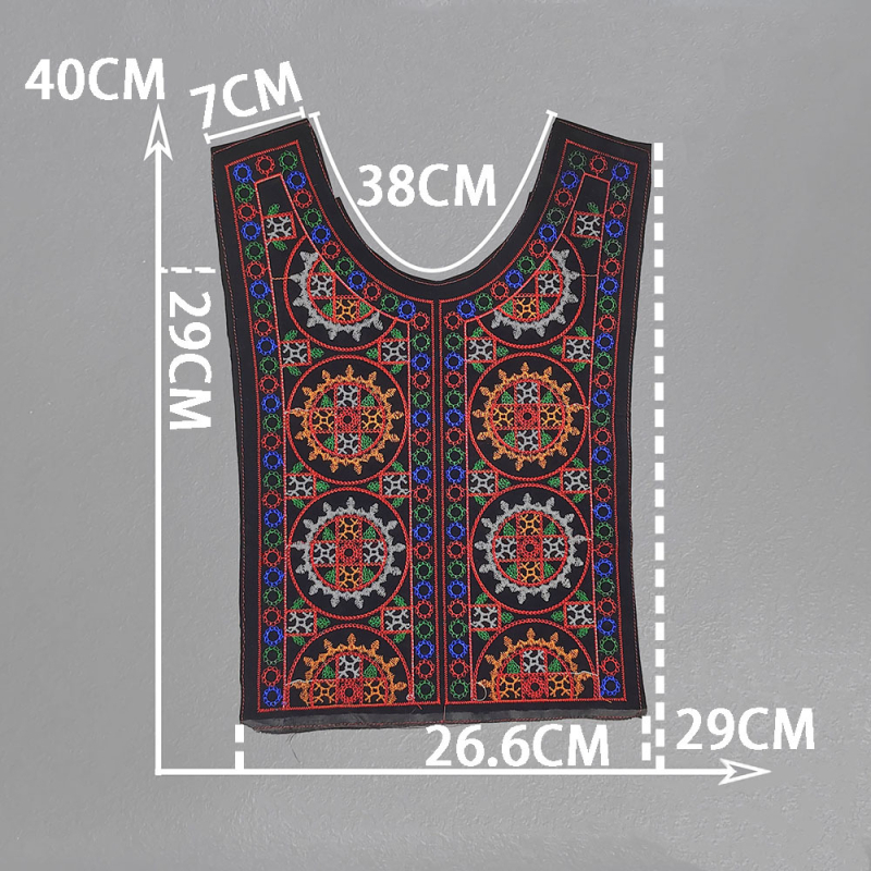 aukštos kokybės poliesterio siuvinėjimo aksesuarai etninio stiliaus miao siuvinėjimo dekoracijos siuvimo „pasidaryk pats“ aksesuarai nėrinių spektaklio drabužiai