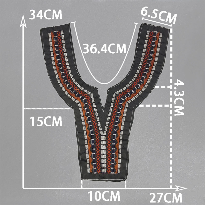 aukštos kokybės poliesterio siuvinėjimo aksesuarai etninio stiliaus miao siuvinėjimo dekoracijos siuvimo „pasidaryk pats“ aksesuarai nėrinių spektaklio drabužiai