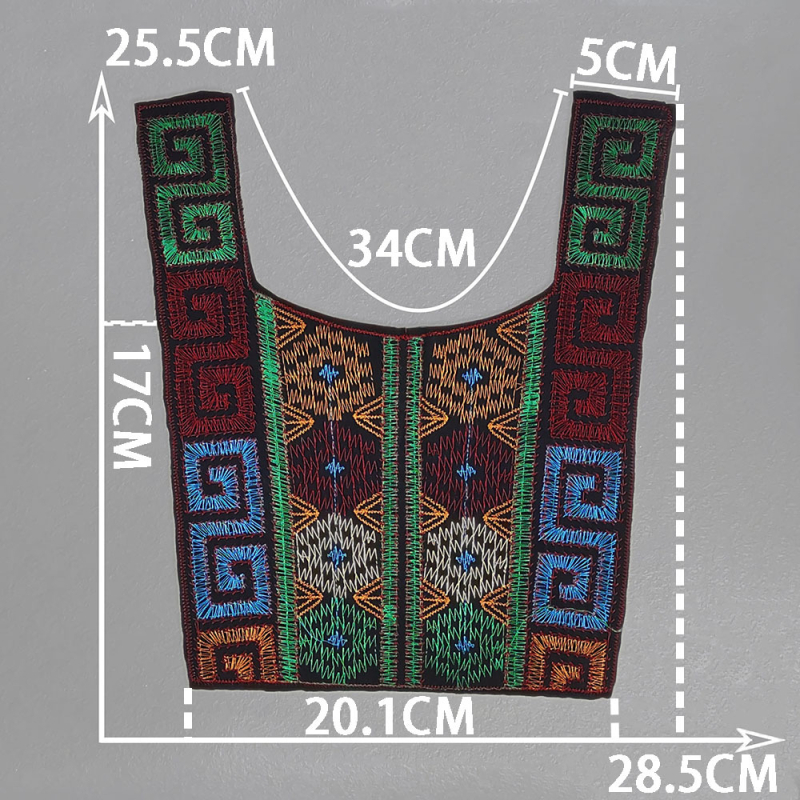 aukštos kokybės poliesterio siuvinėjimo aksesuarai etninio stiliaus miao siuvinėjimo dekoracijos siuvimo „pasidaryk pats“ aksesuarai nėrinių spektaklio drabužiai